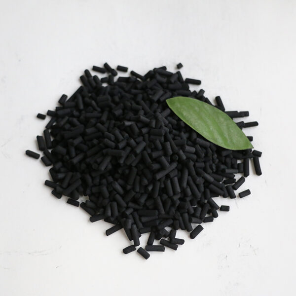 Columnary activated carbon