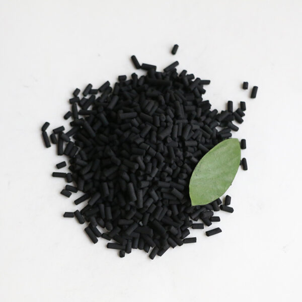 Columnary activated carbon