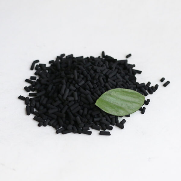 Columnary activated carbon